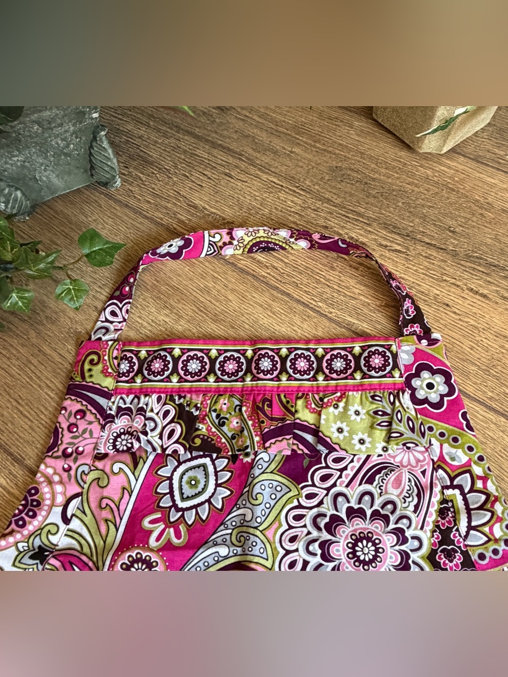 Vera Bradley Very Berry Paisley Apron Rare & Retired Pattern – Birthday Gift - Picture 8 of 9